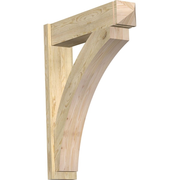 Ekena Millwork Thorton Arts & Crafts Rough Sawn Outlooker, Douglas Fir, 8"W x 34"D x 42"H OUT08X34X42THR03RDF - main